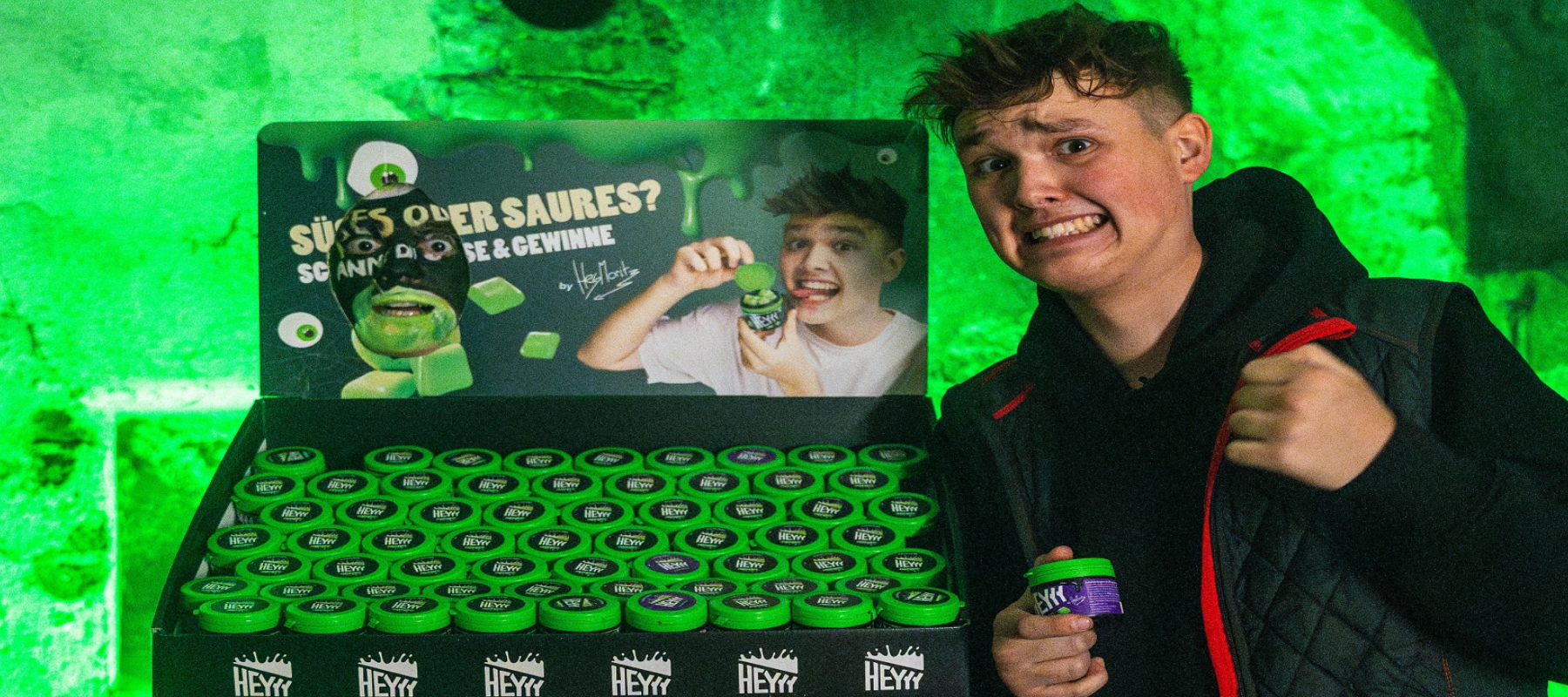 Süßes oder Saures: Für Kaufland stellt sich YouTuber HeyMoritz echter Grusel-Challenge